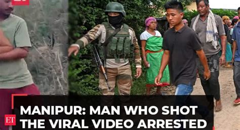 Manipur viral video: Man who shot the clip arrested; Home